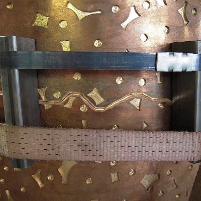 Bronze schweissen Detail gelasert