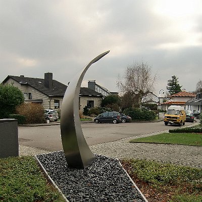 Edelstahlskulptur Philipp Dreber cologne