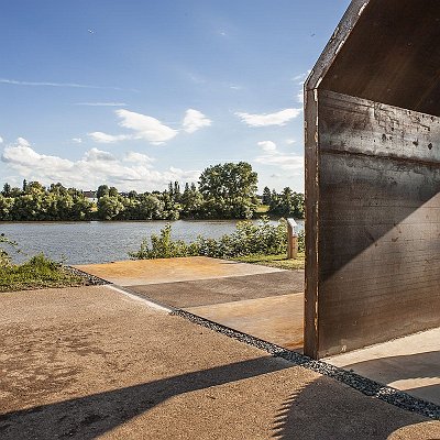 Corten Patinax Verkleidung Einhausung
